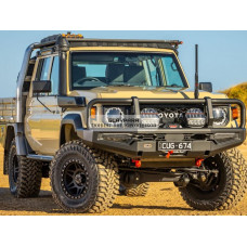 Бампер ARB Summit MKII для Toyota Land Cruiser 70 2024: максимум защиты и современный дизайн