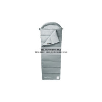 Мешок спальный Naturehike Envelope M400, (190+30)х80 см, (правый) (ТК: +1C), серый