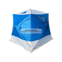 Палатка для зимней рыбалки TRAVELTOP (220х220х215) синяя с белым