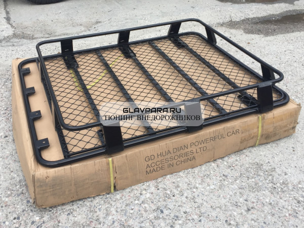 Багажник алюминиевый цельносварной 160*125*19 см крепление на водосток ALB-160