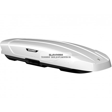 Автобокс Broomer Venture LS 450л 2130*890*360 белый глянец Fast Mount 195см