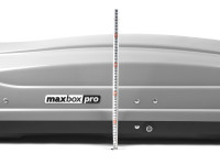 Автобокс MaxBox PRO 460 (средний) серый карбон 175*84*42 см двустороннее открывание (багажный бокс на крышу)