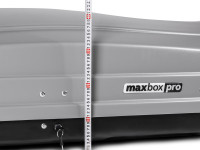 Автобокс MaxBox PRO 520 (большой) серый 196*80*43 см двустороннее открывание (багажный бокс на крышу)