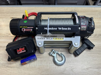 Лебедка электрическая автомобильная Master Winch E12500 12V 5670 кг со стальным тросом IP68