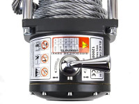 Лебедка электрическая 12V Electric Winch 12000lbs / 5443 кг IP66 стальной трос 8,5х15