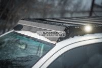 Багажник экспедиционный STC Toyota Hilux 2005+ ШТОРКА с дальним и рабочим светом