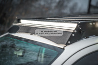 Багажник экспедиционный STC Toyota Hilux 2005+ ШТОРКА с дальним и задним светом