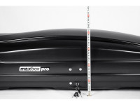 Автобокс MaxBox PRO 460 (средний) черный карбон 175*84*42 см двустороннее открывание (багажный бокс на крышу)