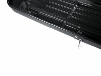 Автобокс MaxBox PRO 520 (большой) черный глянцевый (металлик) 196*80*43 см двустороннее открывание (багажный бокс на крышу)
