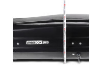 Автобокс MaxBox PRO 520 (большой) черный глянцевый (металлик) 196*80*43 см двустороннее открывание (багажный бокс на крышу)