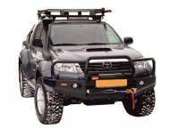 Бампер передний силовой Вездеходофф для Toyota HiLux Arctic trucks с кенгурином