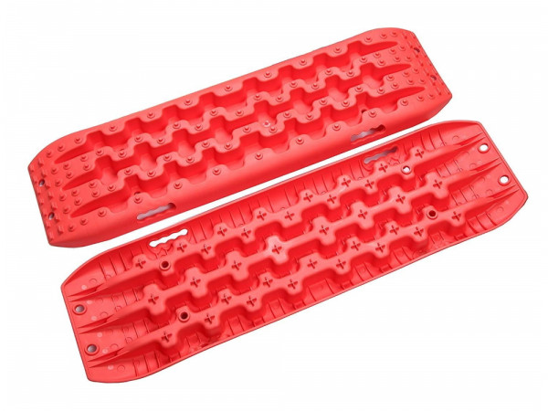 Сэнд-траки пластиковые усиленные до 10 тонн 110х35 см (комплект 2 шт) красные