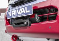 Кронштейн лебедки Rival в штатный бампер Isuzu D-MAX 2019+
