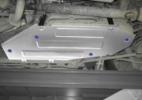Алюминиевая защита топливного бака 6 мм для Lexus LX 2012-2015+, Toyota Land Cruiser 200 2012-2015+ Rival