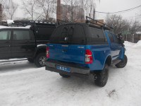 Багажник KDT с боковыми бортами и спойлером для кунга/каркаса грузового алюминиевый - Toyota Hilux