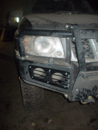 Защита противотуманных фонарей KDT для бамперов Nissan Patrol