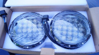 Фара светодиодная P035 5D головного света на УАЗ, Нива и др (комплект 2 шт) 105W